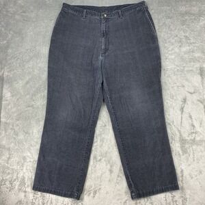 Vintage Haggar Pants Mens Size 38x29 (fit 36x26.5) Grey Corduroy Relaxed Skater